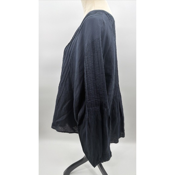 VINEYARD VINES Womens' Black Tunic Cover Up Shirt Linen Size 3X - Picture 5 of 8